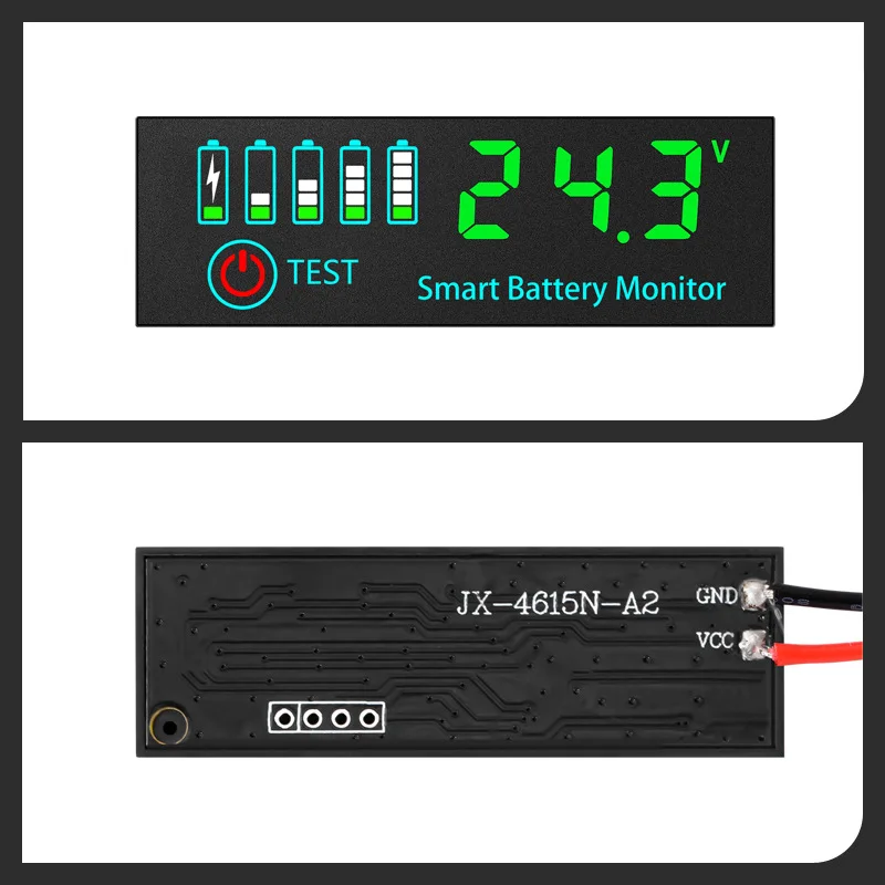 LED Battery Indicator Voltage Power Charge Indicator Acid/Lithium Battery Charge Board DC7-40V/55V 12V 24V 36V 48V