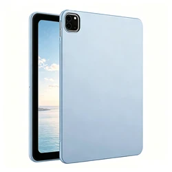 Premium Silicone Back Shell Tablet Case, Soft Protective Cover for 11 - Inch and 10.9 - Inch Tablets (CK - Ice Blue)