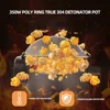 350W Household Healthy Hot Air Oil-free Popcorn Maker Fully Automatic Popcorn Machine For Home Kitchen 5