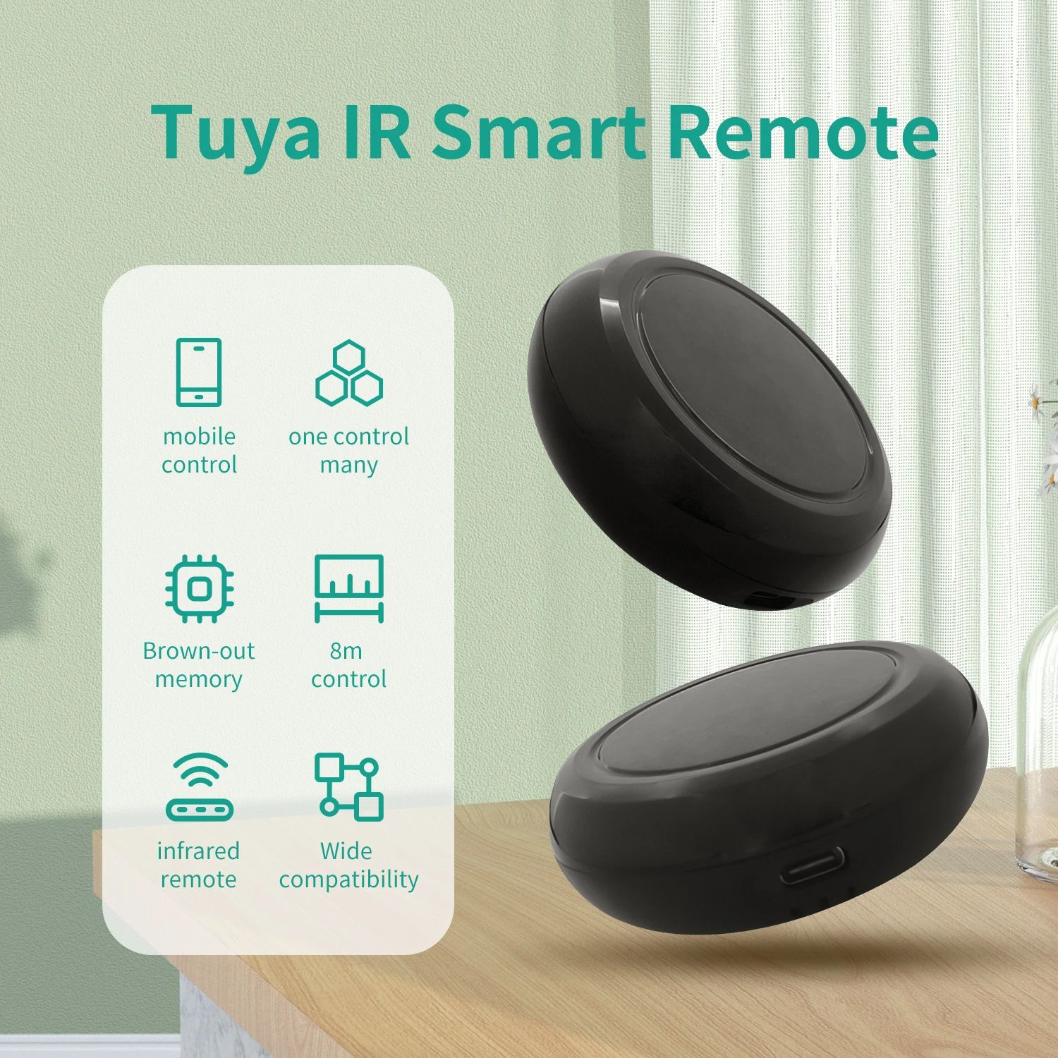 Tuya WiFi Smart IR Remote Controller Smart Life APP For TV DVD Control Home Automation Mini Family Remote For Alexa Google Home
