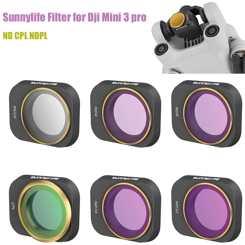 Dji Mini 2 Sunnylife Filters Sunnylife Drone Accessories Dji Mini 3