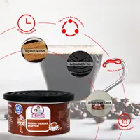Désodorisant pour voiture, parfum de gomme à bulles, canettes organiques, éliminateur d'odeurs, essentiel, longue durée, parfum fort pour placard de maison 4