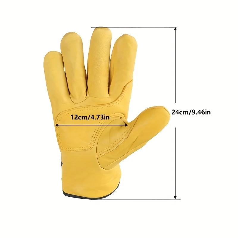 Versatile Work Gloves - Soft, Elastic Fit for Gardening, Sports, Driving, and Welding