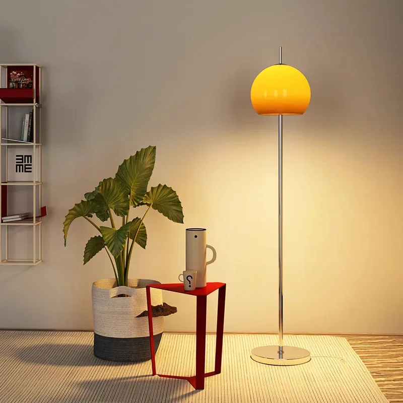 

Glass Lampshade E27 Led Floor Lamps for Living Room Sofa Side Standing Lamp Bedroom Bedside Light Indoor Lighting Fixtures