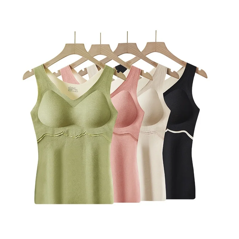 

Lisacmvpnel Autumn And Winter New Seamless Thermal Underwear Tops Velvet Keep Warm Underwear