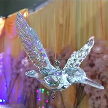 

10Pcs Transparent Acrylic Bird Hummingbird Wedding Ceiling Pendant Party Event Decor Wedding Decoration Ornaments Props