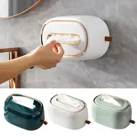 Multifunctional Tissue Box Cover Desktop Wall Hanging Cosmetic Organizer Home Office Bathroom Paper Storage Case 1