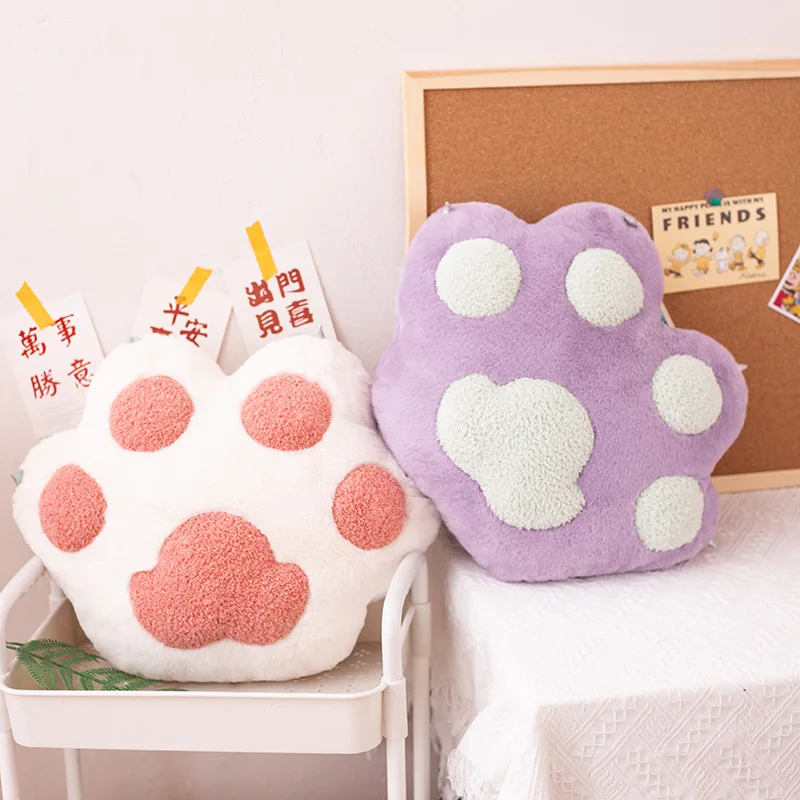 Kawaii Therapy Cat Paw Cushion Pillow