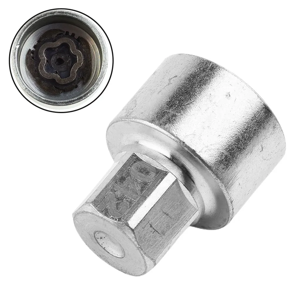1PC Car Tire Wheel Lock AntiTheft Screw Lug Nut Bolt 42 Removal Key
