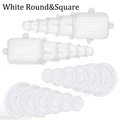 White Round-Square