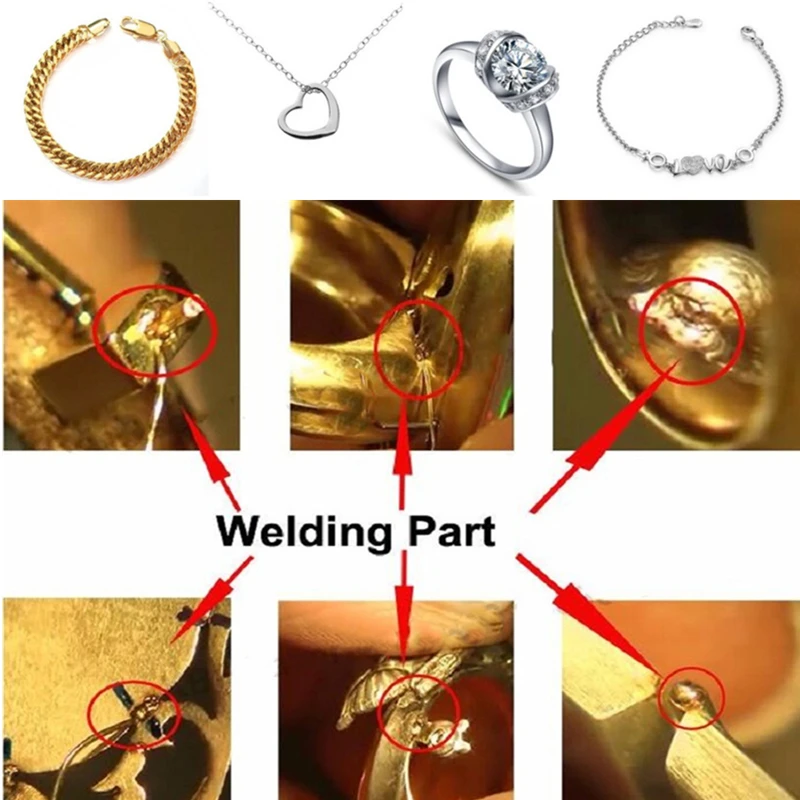 200W Jewelry Laser Spot Welding Machine with Microscope Touch Screen Control Micro Soldering for Gold Silver Chain Ring Pendant 6