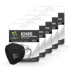 50-200Pcs NAFY 5-Layer Breathable Protective KN95 Face Mask Cup Dust FFP2 Masks Improved Standard GB2626-2019 (Black) 1