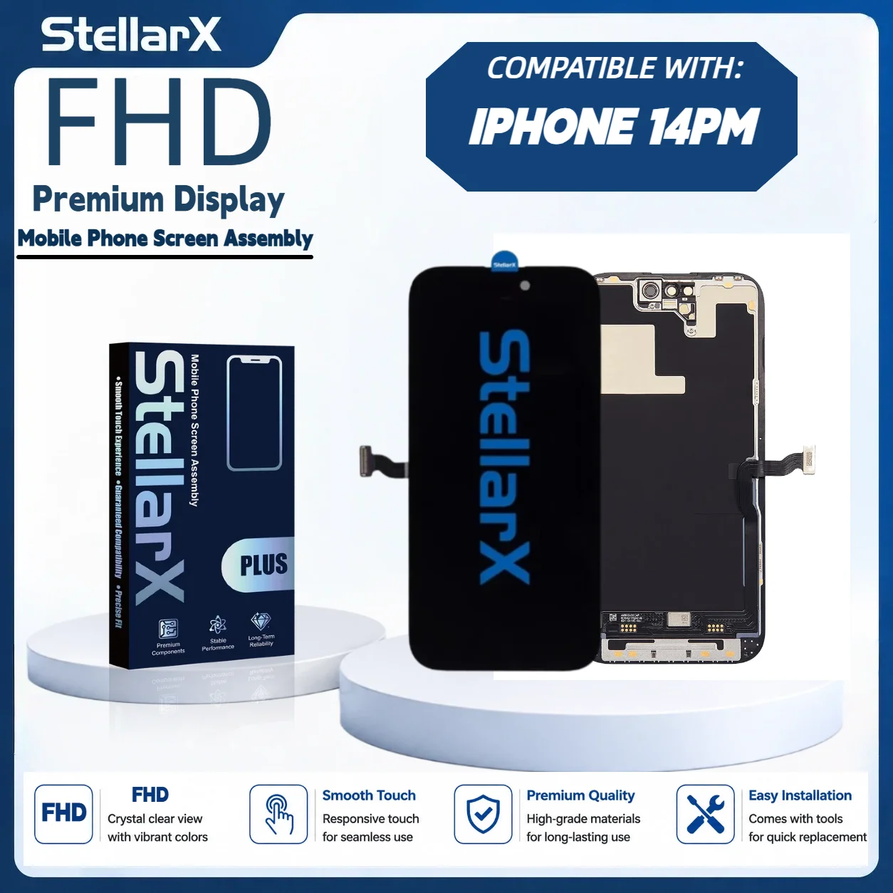 StellarX FHD High Color Gamut Screen Replacement Display