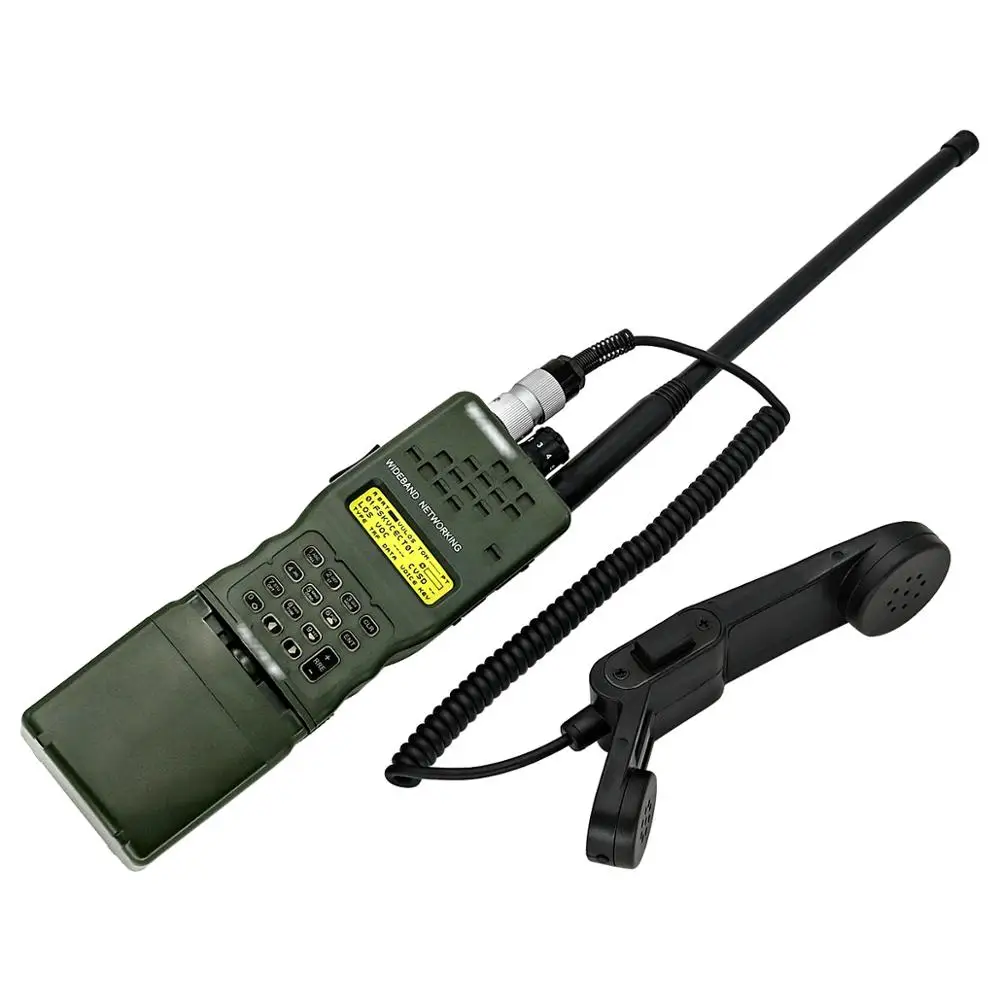 Tactical H250 Handheld Speaker Microphone 6-pin Ptt, for Tactical AN / PRC 152 PRC 148 PRC 163 Virtual Walkie-talkie Model