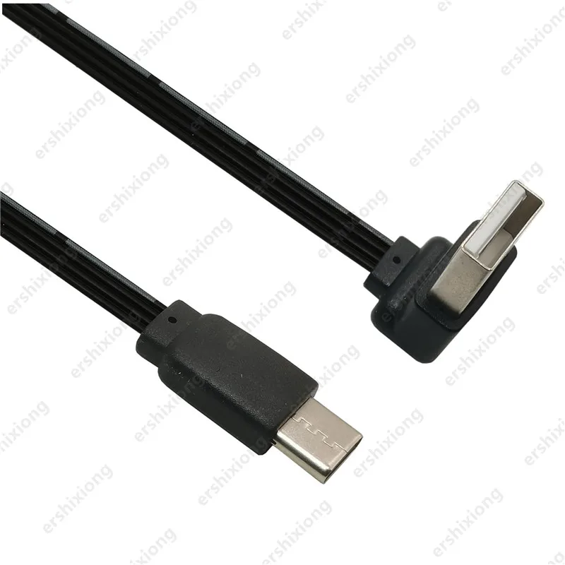 Soft 0.1m 0.2m 0.3m 0.5m Short USB Type C Cable Right Angle 90 Degree USB A Type to Type C Converter Data Cord Charger digital optical cable Cables & Adapters