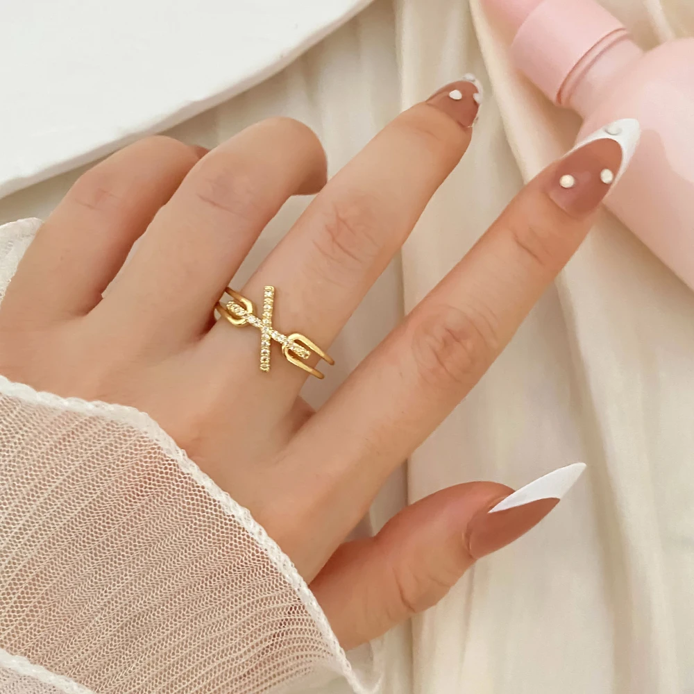 Line Ring - Silver or 14k Gold