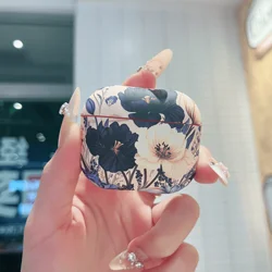 Frosted Lotus Flower Pattern Bluetooth Earphone Protective Case - AirPods Pro3 (2025) (C)