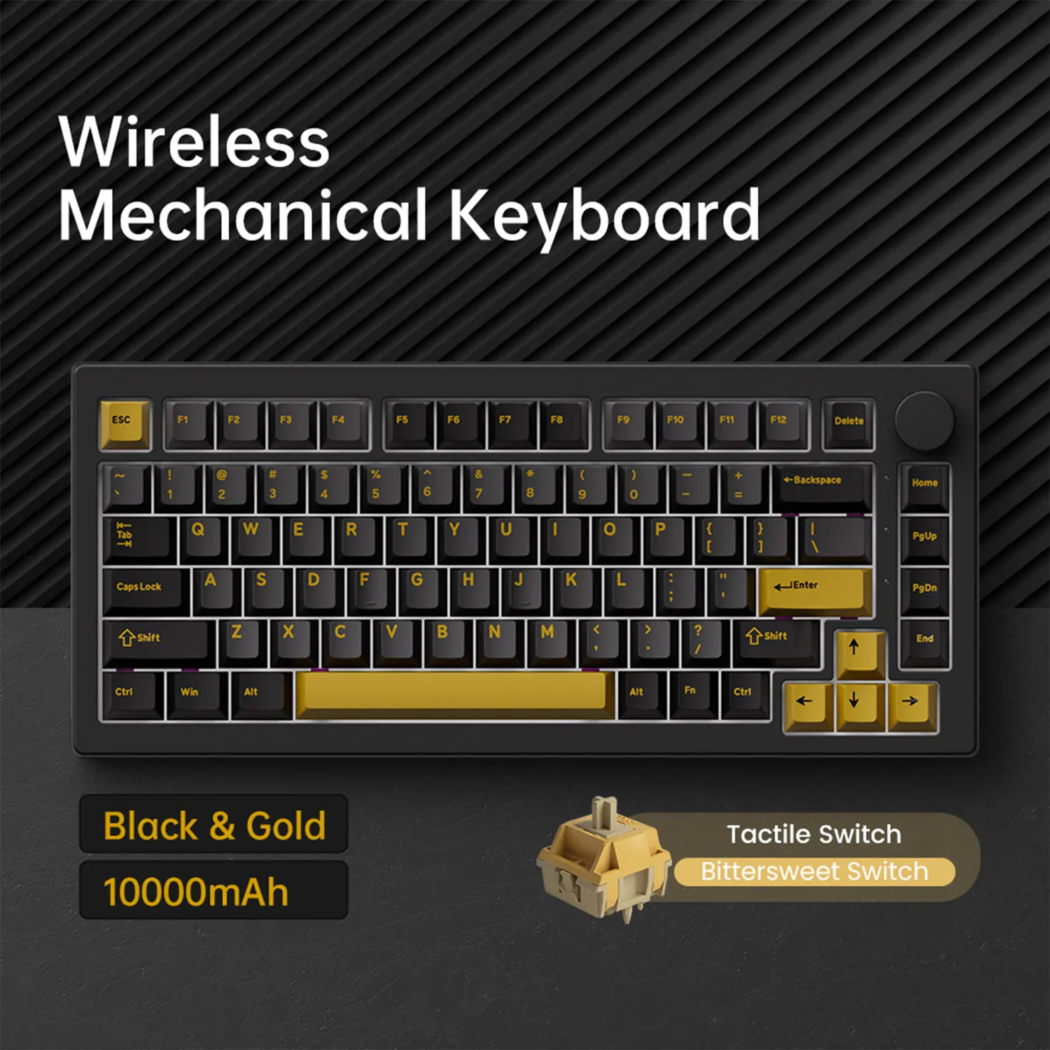 Akko 5075 V3 75% Mechanical Keyboard 8000/10000mAh 2.4GHz Wireless/ Wired thumbnail 7