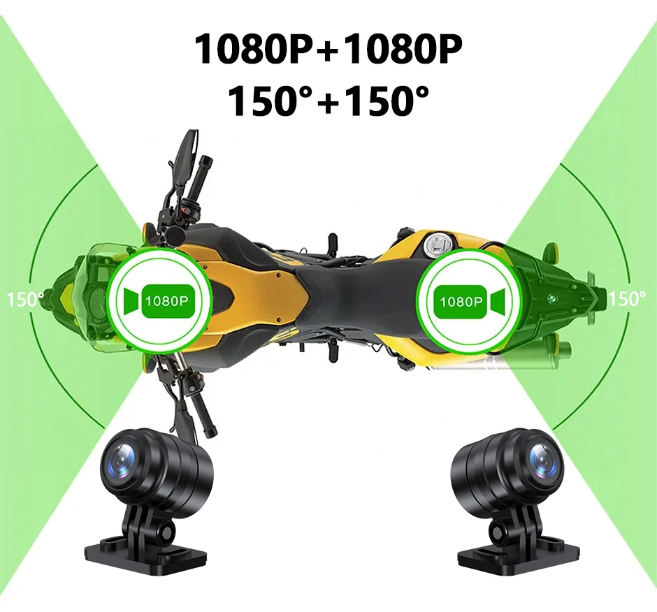 Caméra d'action V10 4K avec carte SD 64 Go - Étanche sport