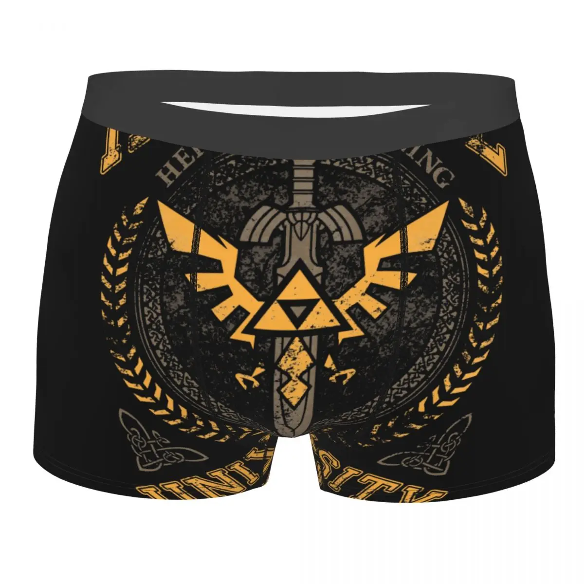 Мужские боксеры шорты трусы Hyrule дышащее нижнее белье легенда о Зельде мужские