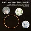 10 Pack 3 Inch Gold Dream Catcher Metal Rings Hoops Macrame Ring For Dreamcatchers And Crafts 2