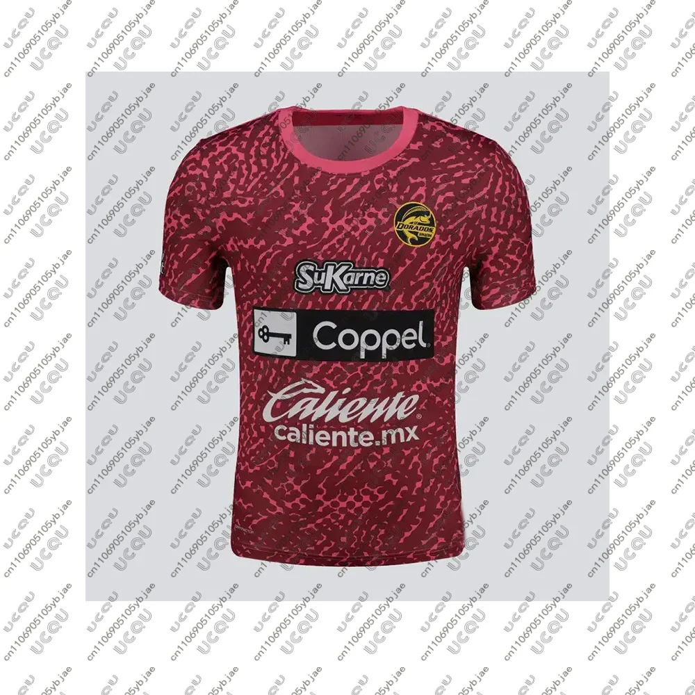 2025-26 남성 소년 성인 홈 축구 유니폼 세 번째 축구 스포츠 원정 빠른 건조 통기성 선물 D-도라도스 데 시날로아