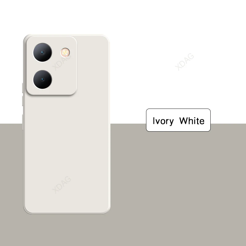 Luxury Shockproof Liquid Silicone Back Cover with Camera Protection