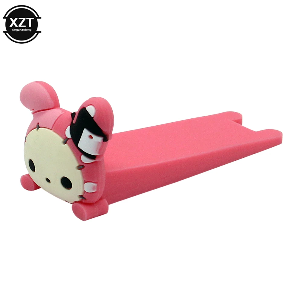 Creative Door Stop Baby Safety Protector Cute Cartoon Silicone Doll Door Stopper Wedge Jam Baffle Home Tools