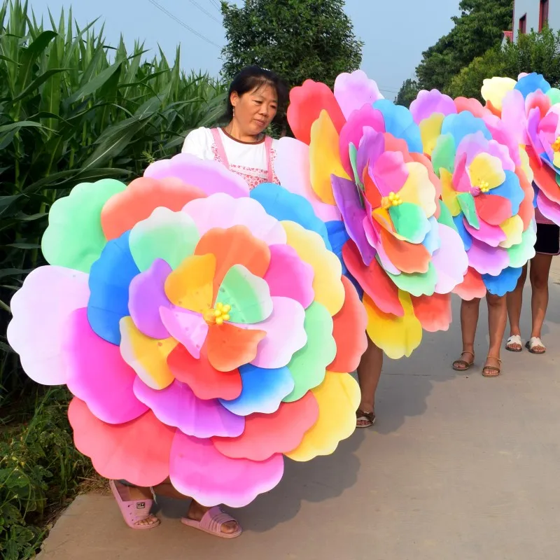 Opening Dance Dance Umbrella Sports Meeting Entrance International Children's Day Kindergarten Performance with Peony performance umbrella