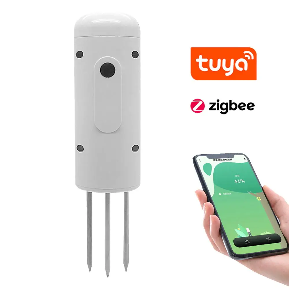 Acheter Tuya Zigbee – humidimètre de sol sans fil, testeur de