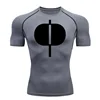Summer Men's Gym T-Shirt Compression Sports Shirt Short Running Top Quick Dry Gym Sweat Long Shirt Sun Protection Second Skin 3