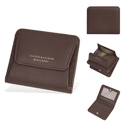 Baellerry Women's Fashion Wallet with Printed Design and Multiple Card Slots (Coffee)