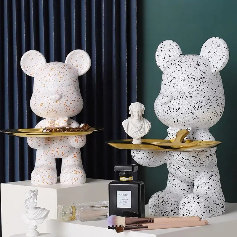 

Cartoon bear decorative figures, living room, porch, desk, key, jewelry storage, ornaments, and birthday gifts