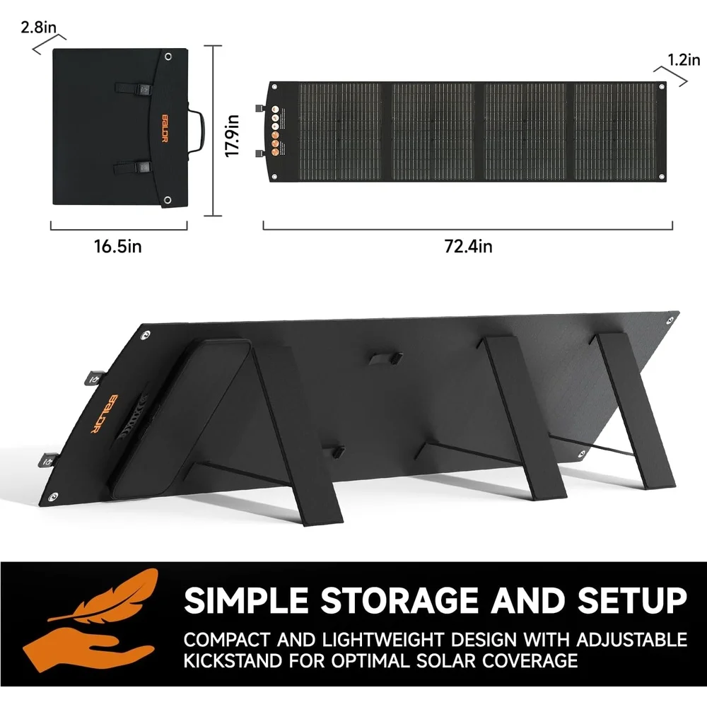 120W Foldable Solar Charger 6