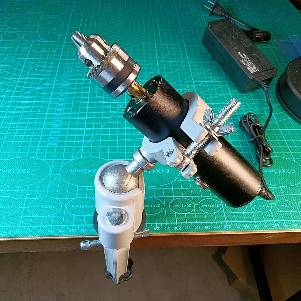 Leather Craft Electric Bench Burnisher, Polish Machine Set, Polishing ing Tool, DIY