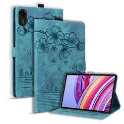 Elegante Custodia Magnetica Protettiva Flip per Tablet da 11'' con Penna - Design Gatto