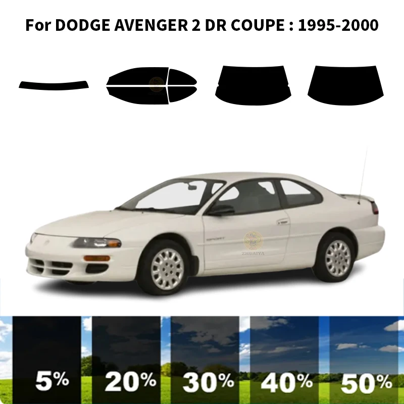 

Precut nanoceramics car UV Window Tint Kit Automotive Window Film For DODGE AVENGER 2 DR COUPE 1995-2000
