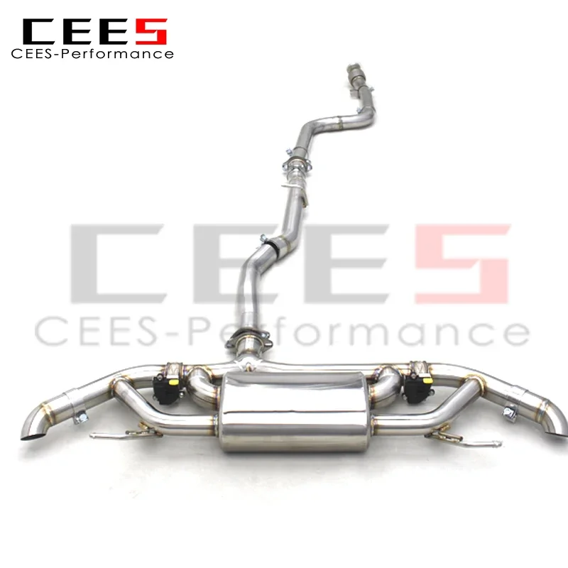 

Выхлопные трубы CEES Catback для Mercedes-Benz GLC200 GLC300 2,0 T 2017-2021 T304, выхлопные трубы для автомобиля, выхлопная система