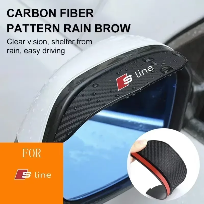 Universal Car Rearview Mirror Rain Eyebrow Shield