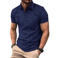 Polo à revers décontracté pour hommes, Streetwear à boutons à pois, haut à motifs imprimés personnalisés, Logo, T-shirt de Golf pour bureau et affaires, nouvelle collection 6