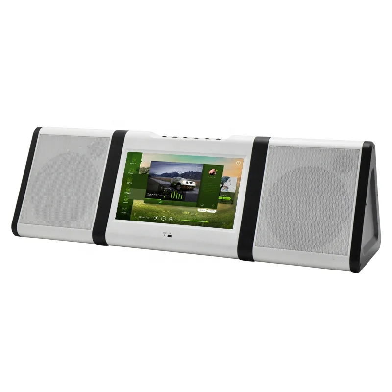 ktv player android karaoke box touch screen karaoke player with wireless microphone system 10.1inch lcd