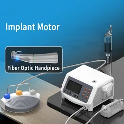 Dental LED Implant System Surgical Brushless Motor +20:1 Contra Angle Fiber Optic Handpiece NSK Style