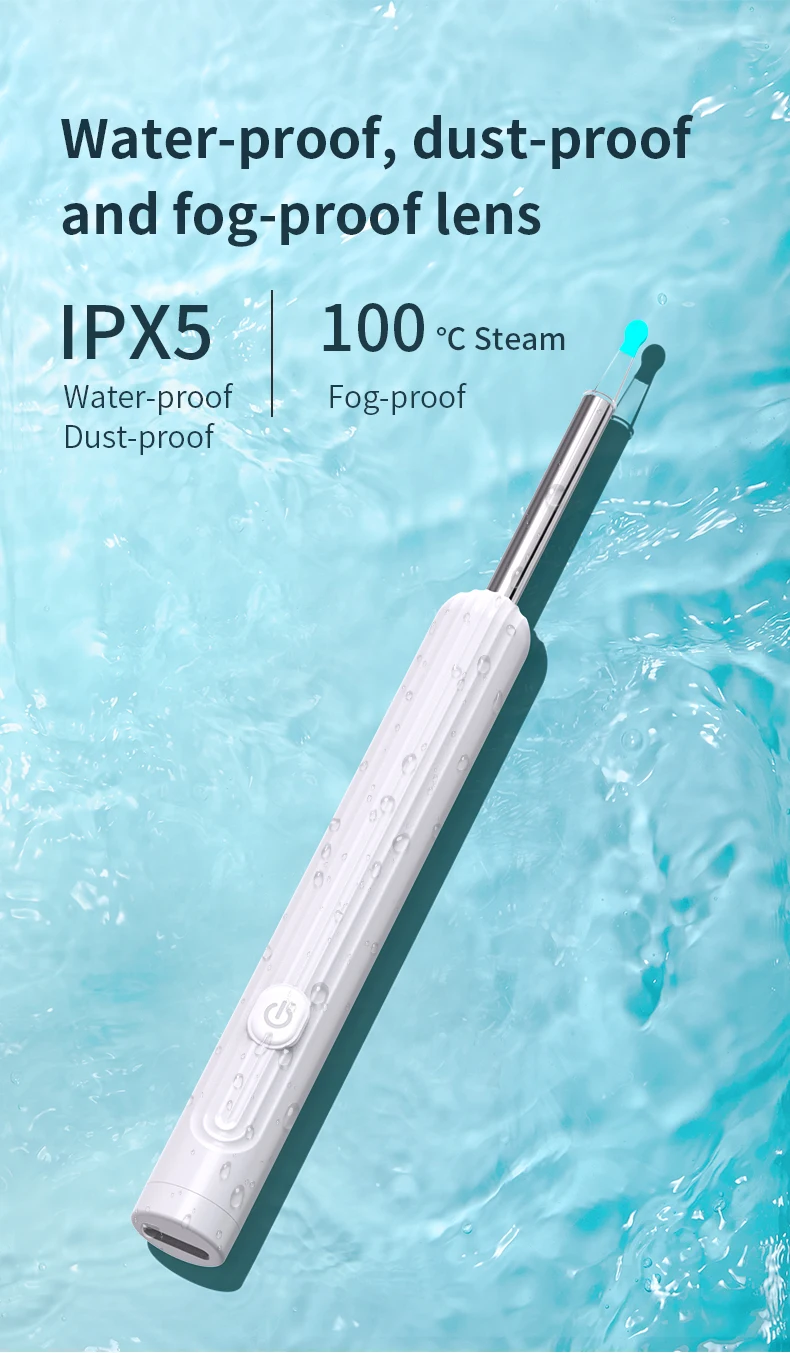Ohrenreiniger mit Kamera WLAN & LED – 1296P USB-C