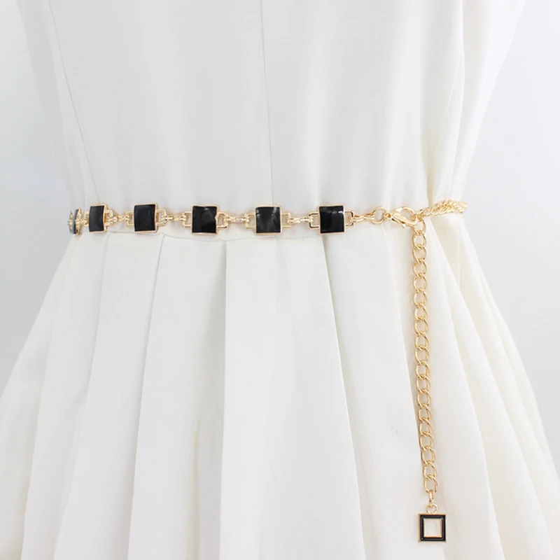 

Fashion Metal Waist Chain Adjustable Waistband Suit Dress Thin Waist Belt Trendy Jewelry For Women Sexy Waist Chain