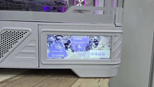 VALKYRIE M-ATX PC Case Gaming Desktop Case VK03-M LCD Supports 360