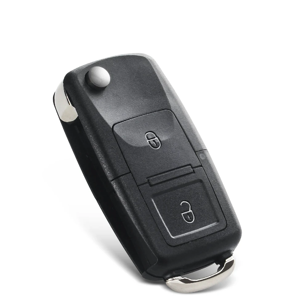 2 Buttons Remote Flip Folding Car Key Shell for VW Volkswagen MK4 Bora Golf 4 5 6 Passat Polo Bora Touran Dandkey key case car remote key car key car key shell key shell