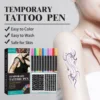 Face Body Painting Pen 10 Colors Temporary Tattoo Pigment Non Toxic Waterproof Party Art Festival Cosplay Halloween Make Up Tool 3