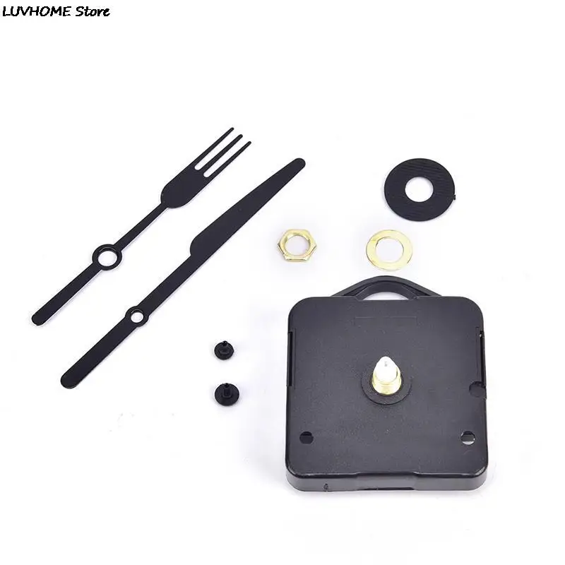 DIY Clock Mechanism Movement Silent large wall Clock Quartz Movement Mechanism Black and Red Hands Repair Tool Set Home Decor wall clock clock repair parts