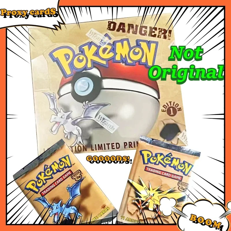 Pokémon 33 Packs 1ST Edition Classic Base Jungle Rocket Fossil Set