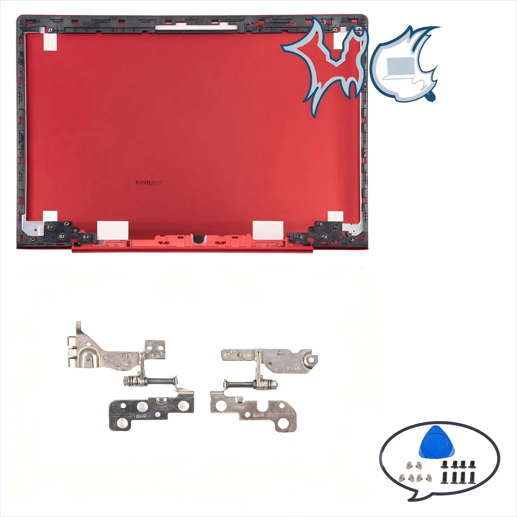 Ideapad 300S-14ISK 500S-14ISK U41-70 S41-35 S41-75 i2000 베젤 힌지 부품용 새 LCD 뒷면 커버 빨간색 교체